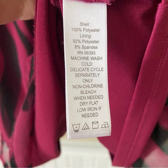 Dennis by Dennis Basso | Long Sleeve Button Down Blouse Top Ruffles Plus 2X - Picture 8 of 8